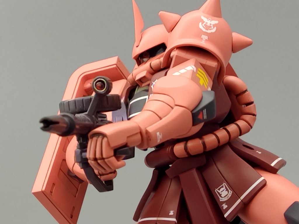 1/144 HGUC MS-06S シャア専用ザクⅡ–8枚目/制作者：@dagored00