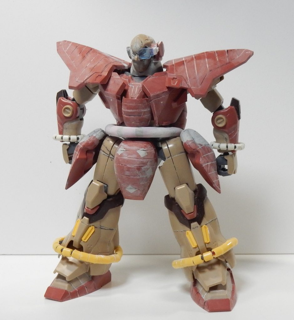 サフ前。戦闘服のスジ彫りがマジで大変でした