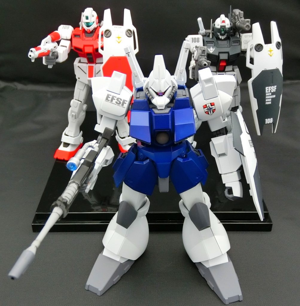 ジムコマンド一部ミキシング2機を付けて小隊に
    +