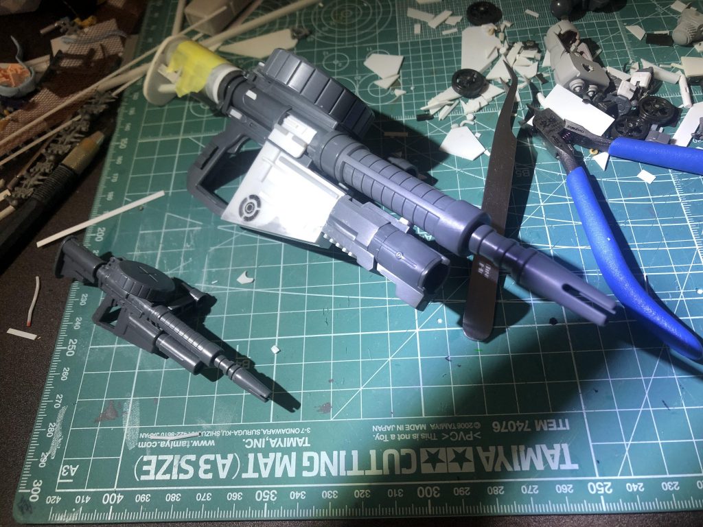 ガンマニアは武器に拘ってあれこれ作っちゃうよねわかるわかる の図