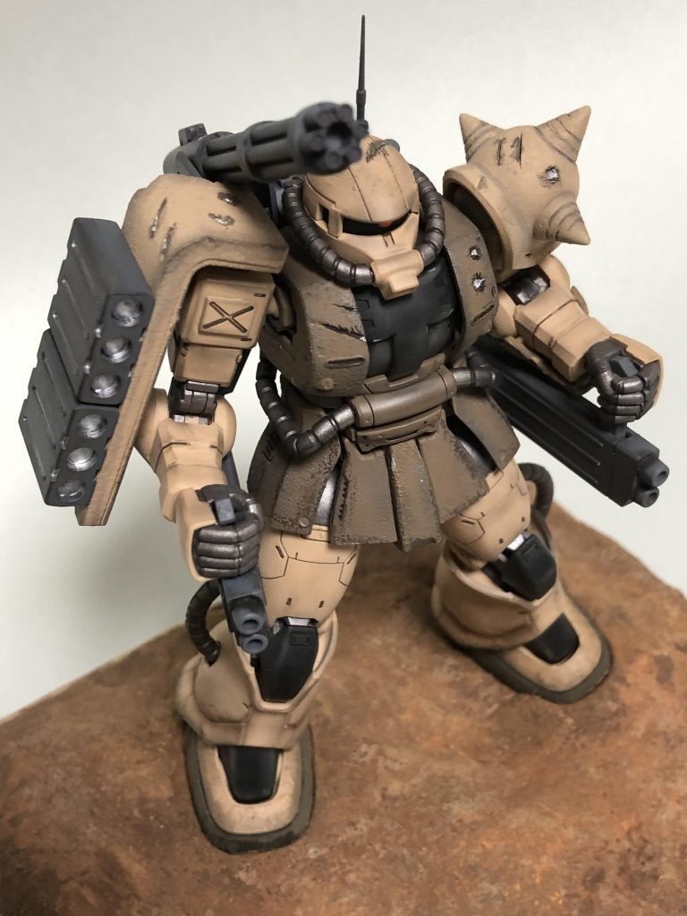 キズ、鋳肌、ウェザリングも懲りずに少しずつ練習。