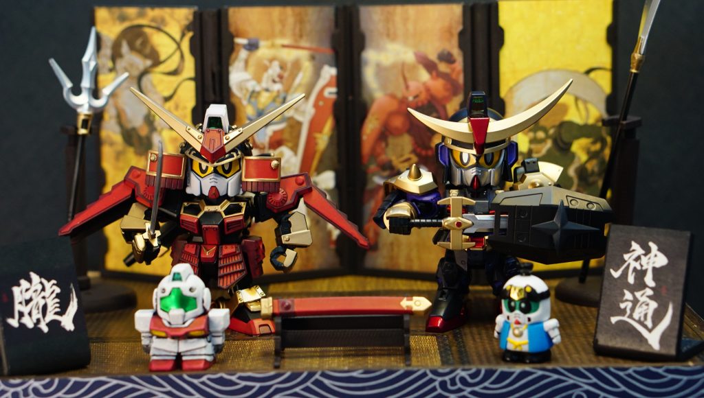 こんにちはgunpla_boです。 今回初めてアップロードします。 ジオラマはmg武者ガンダムを参考にして作成しました