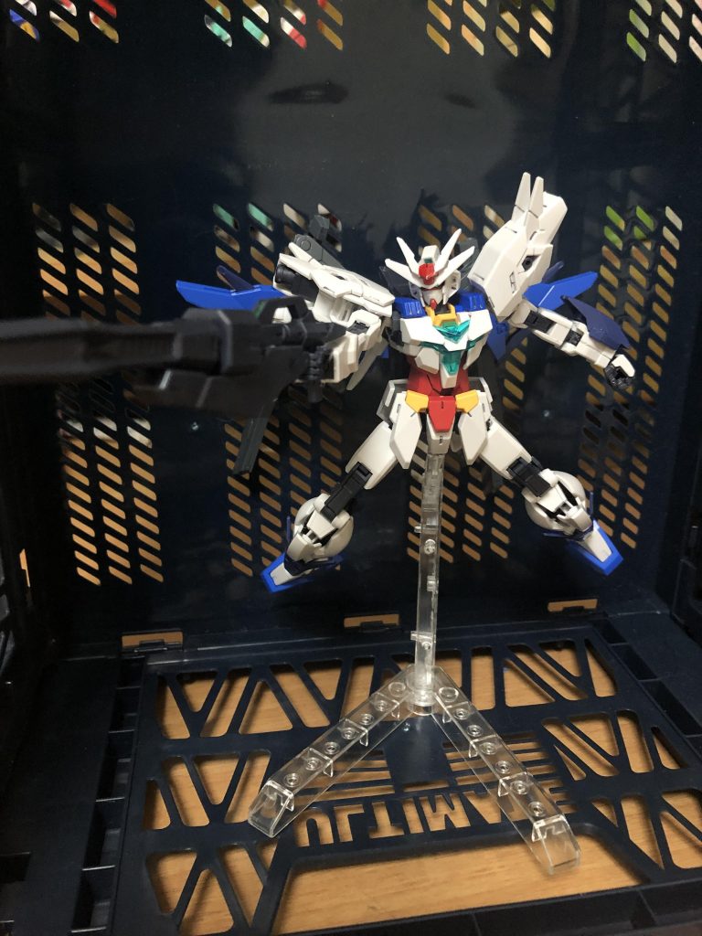 スプレーガンにアタッチメントを追加してガトリングモードに移行した状態です