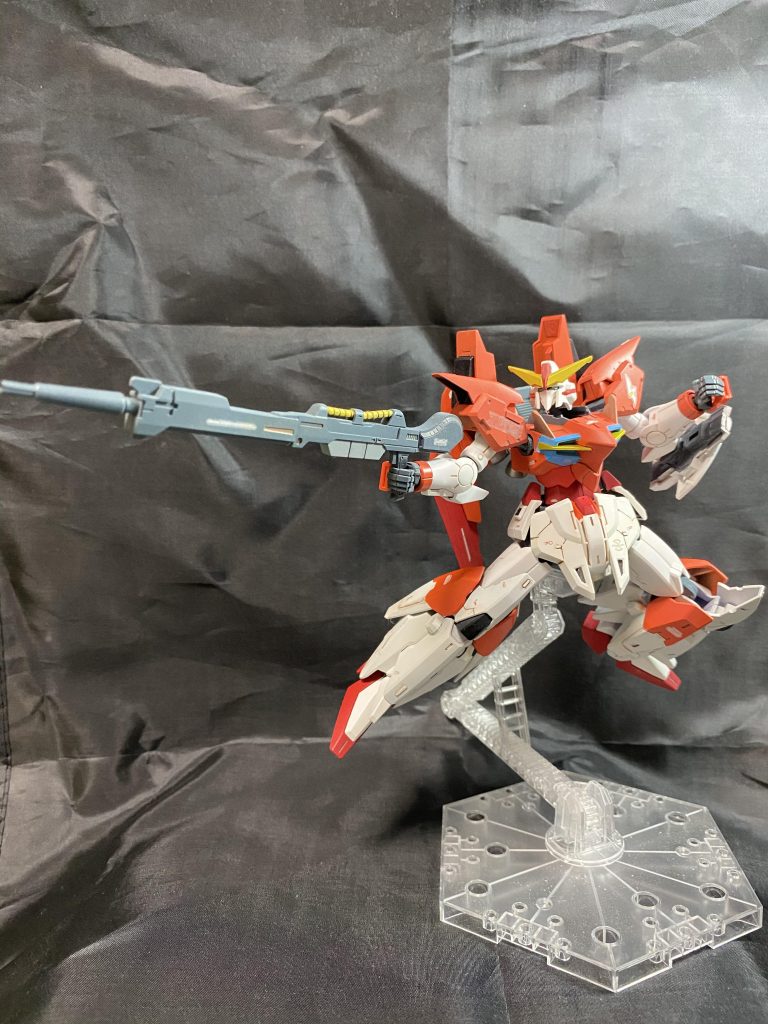 SEED撃ちで決めポーズ。