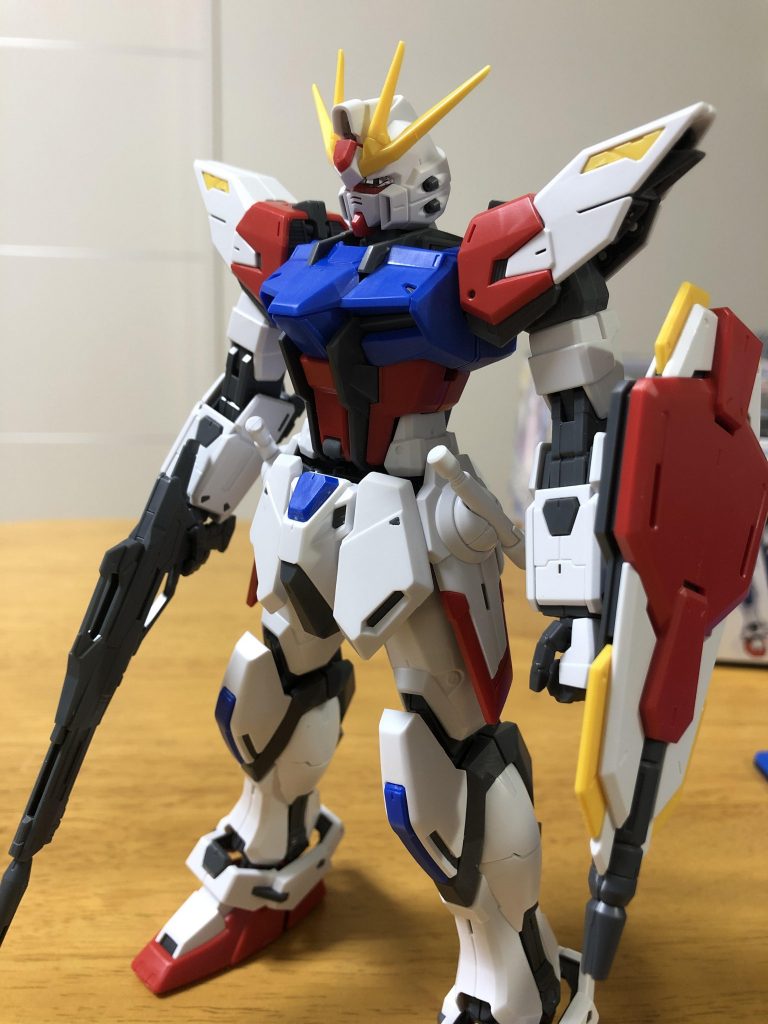 組み立てだけでもカッコイイ機体です。