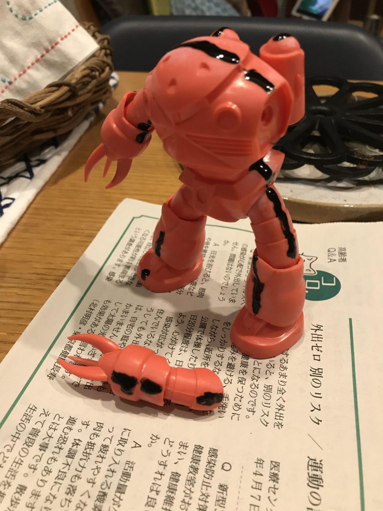 合わせ目消しくらいしかしてないです