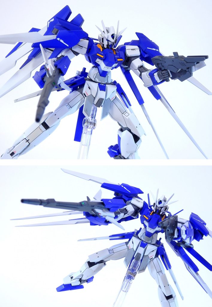 ドッズバスターライフルの下部に装備されたドッズライフル-Ⅱは分離することが可能です。威力は本体には及ばないものの、連射・速射性に優れる装備という設定。