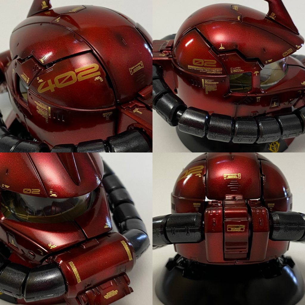 ザクヘッド　キャンディー塗装–2枚目/制作者：odessa