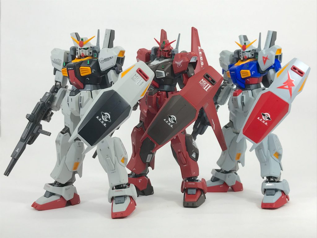 エゥーゴ陣営の三大ニュータイプが揃うと壮観ですね〜+