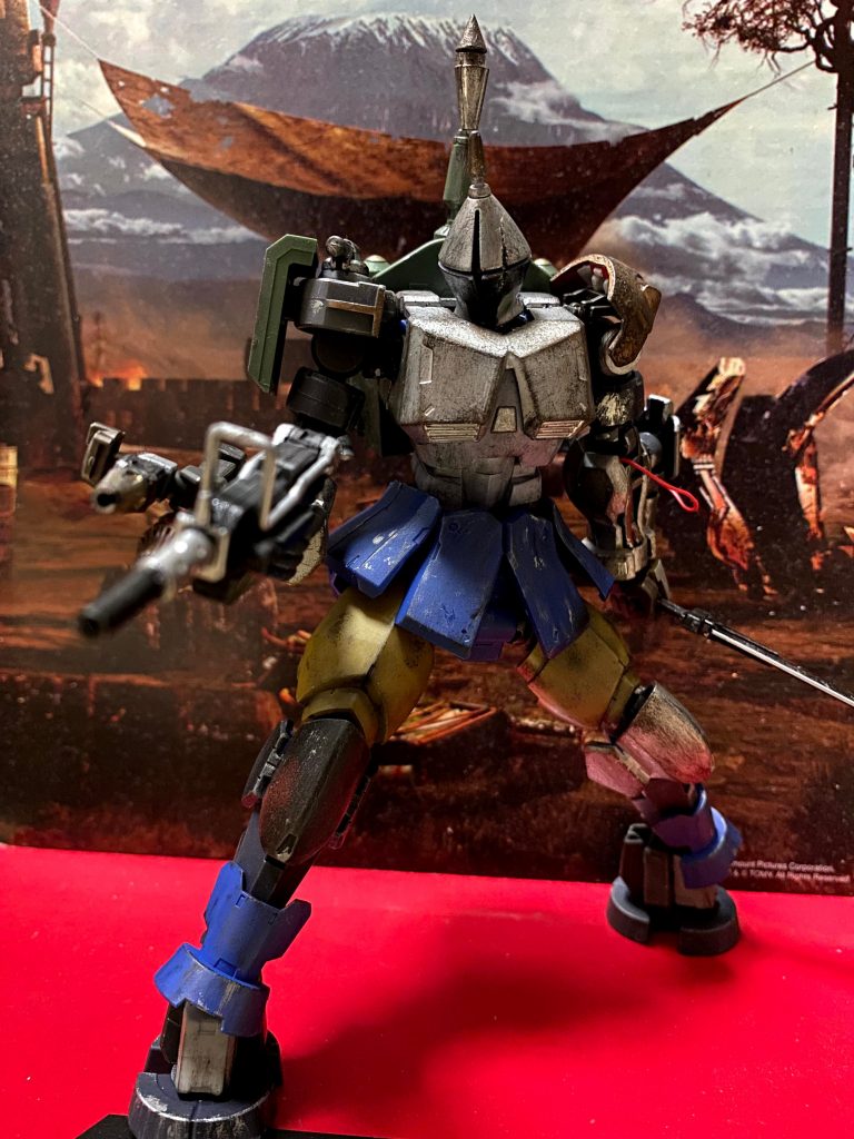 陸戦型ガンダムの30mmマシンガンを塗装しブラスター風に仕上げました