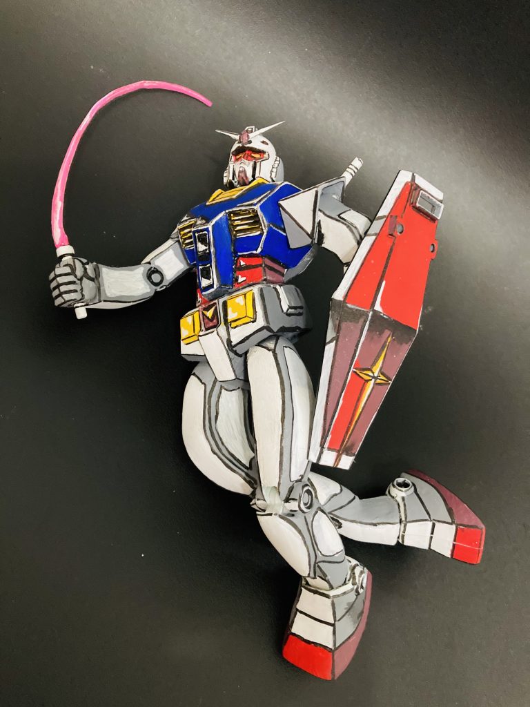 MGやHGキットには無い旧キットの醍醐味、手間がかかりますが愛着が湧きます。