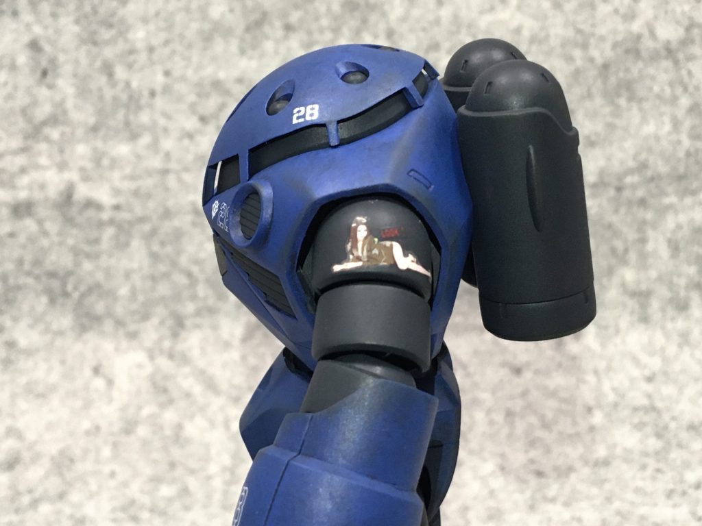 ノーズアートデカールはすきなので貼りました。