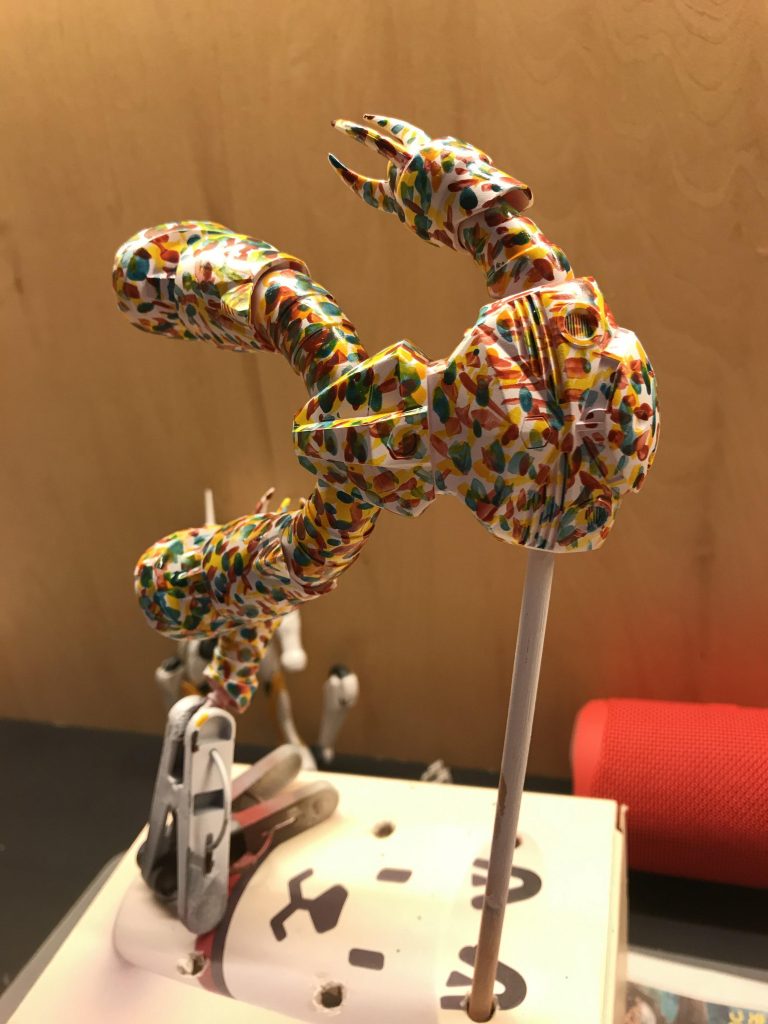 レインボー塗装です