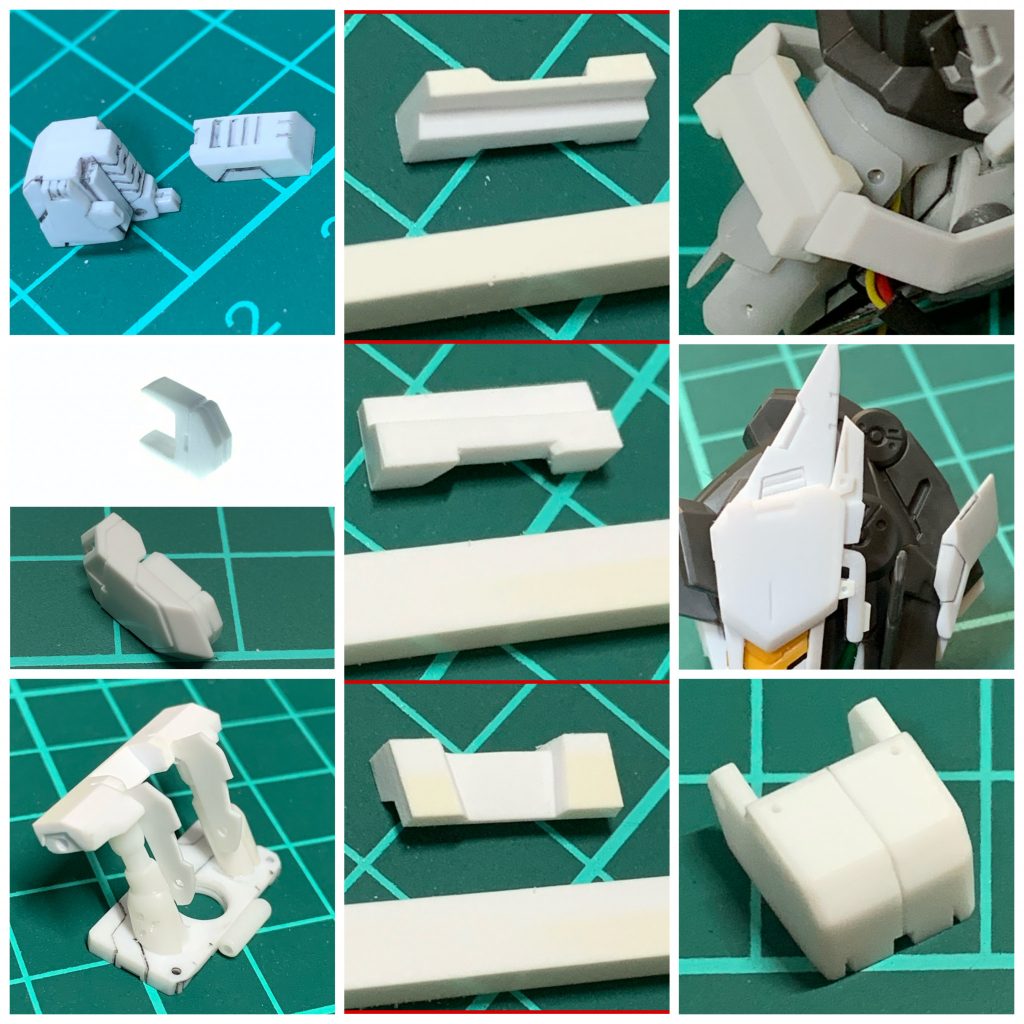 プラ材でスクラッチをメインに改修してます
    +