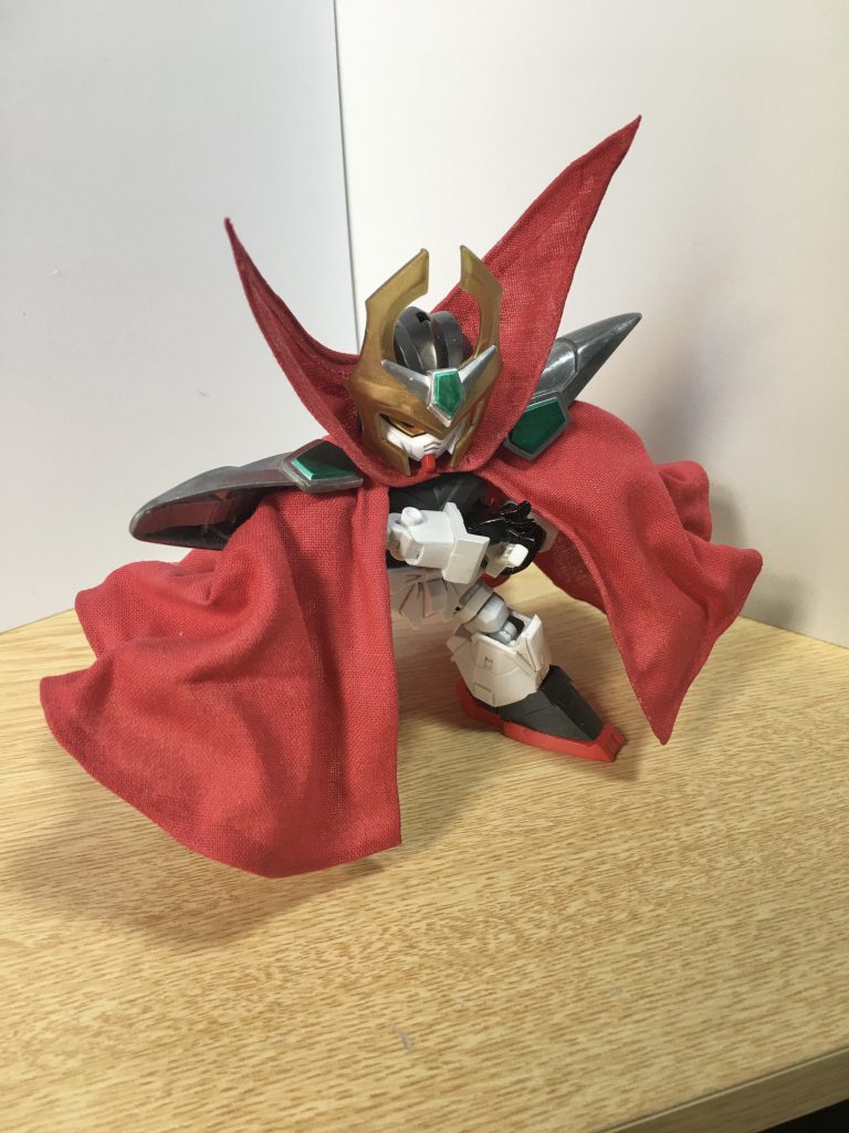 「玄武装ー呂布トールギス」のA7武器持ち手を改造して、鞘を持てる様にしました。これで抜刀術が出来る様になりました。