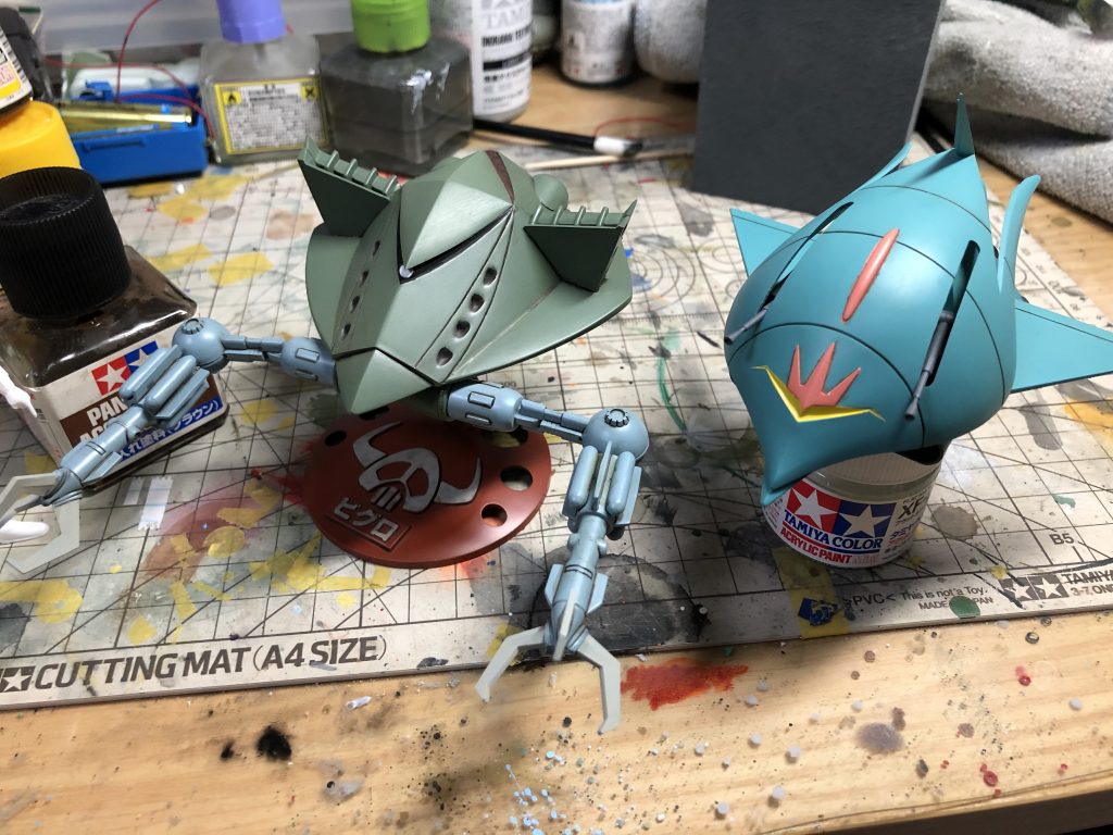 昔作ったビグロと共に。