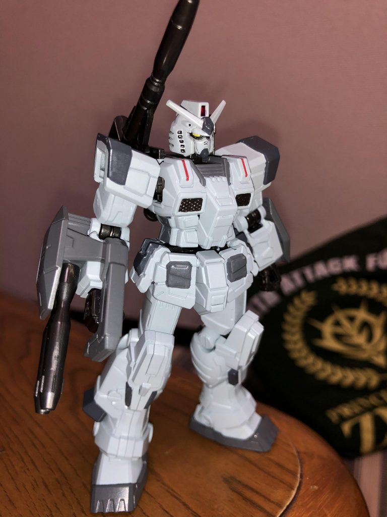 違うアングルから。墨入れはしてません(頭部周辺のみしました)。しようかと思ってましたが、作業部屋の暑さにやられて出来ませんでした🥵