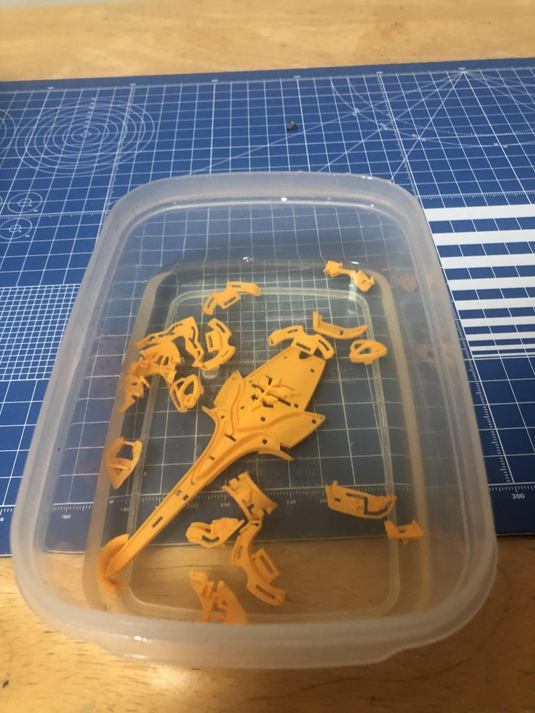 メッキを落としました。