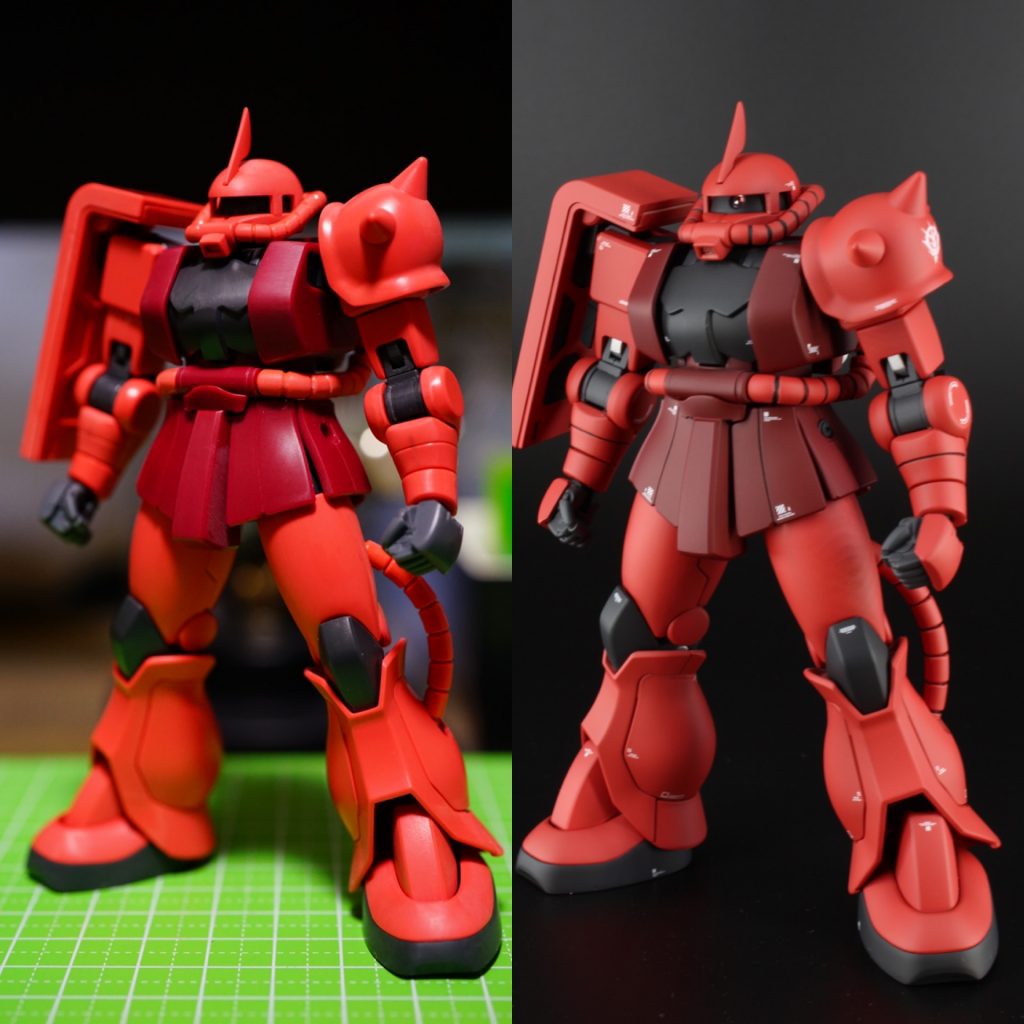 パチ組みとの比較です。