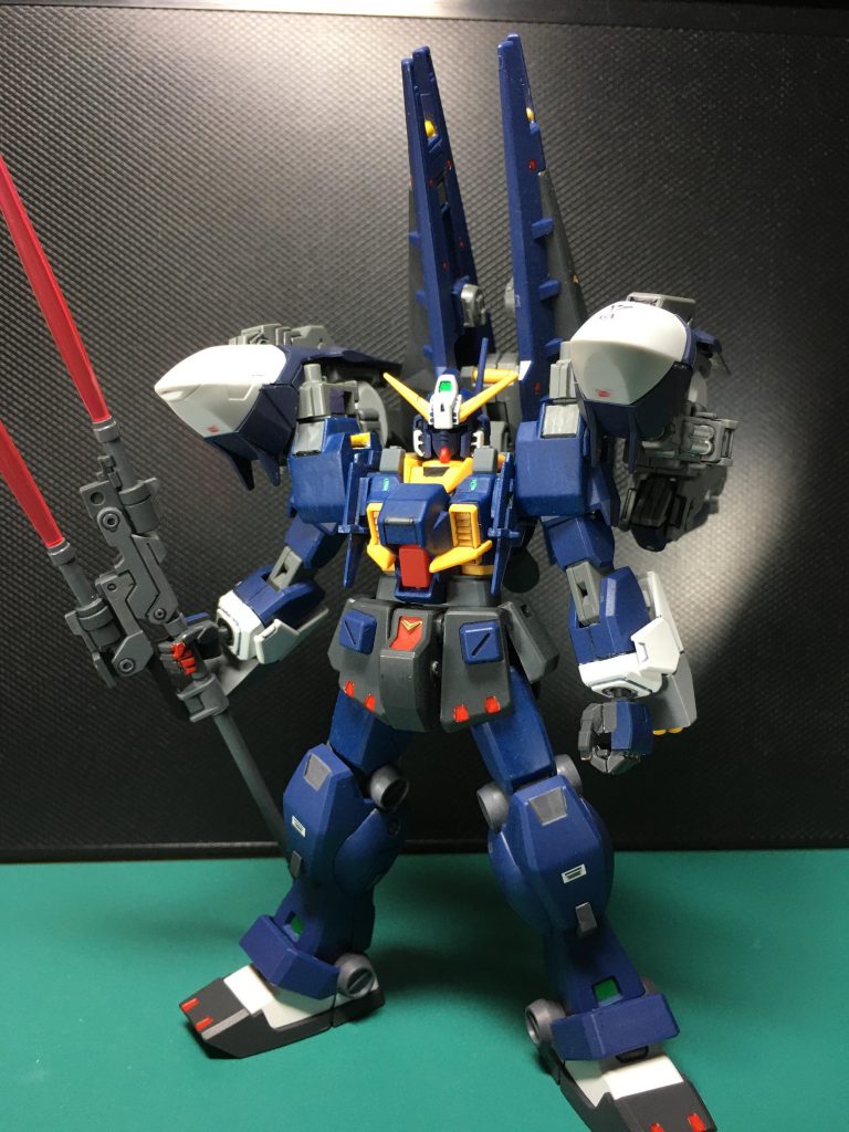 　[アドバンスドヘイズル](https://gumpla.jp/hg/370012)のマルチコネクター、[プリムローズ(実戦配備カラー)](https://gumpla.jp/hg/450875)と、ガンダムベース限定品のシステムウェポンキット007なども使用して。今回一番やりたかった組み合わせです！！

　重すぎて自立は出来ません。