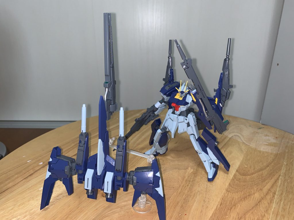 ∞ジャスティスみたく、ライトニングバックウェポンシステム MK-IIを射出した感じです。