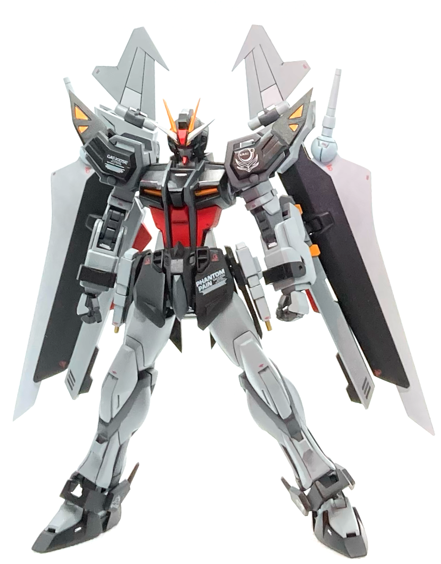 MG 1/100 ストライクノワールガンダム 全塗装 改造 改修 完成品 