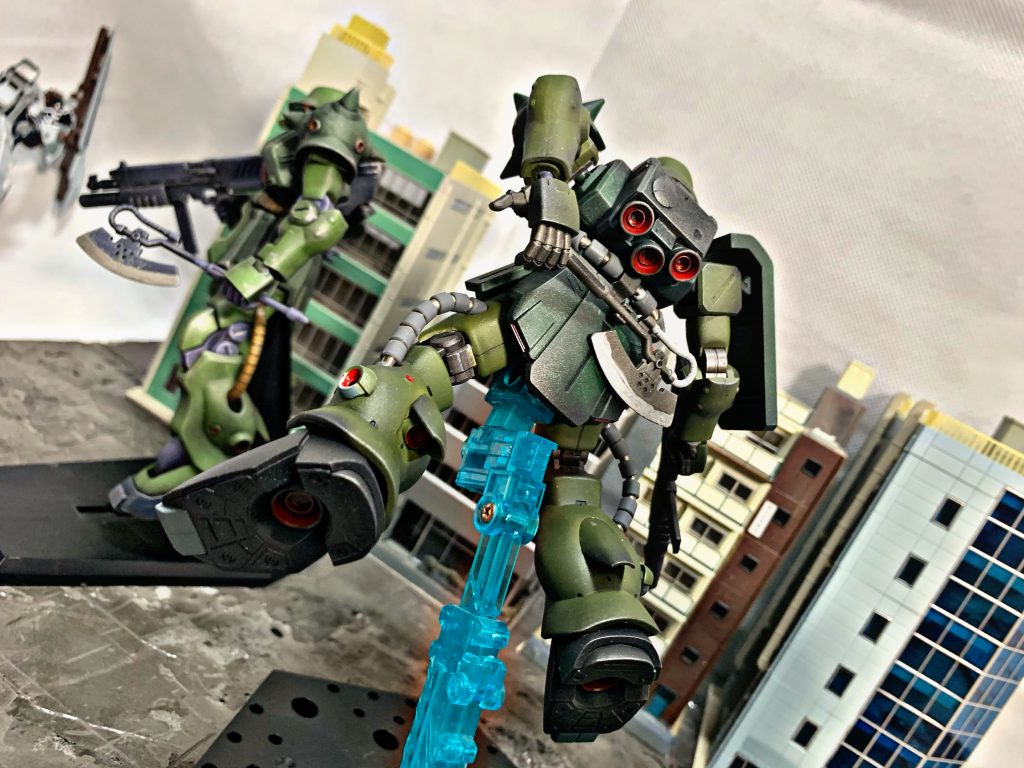 HGUC MS-06FZ ザク改　初のエアブラシ塗装–5枚目/制作者：96模型店@店長ぐらむ