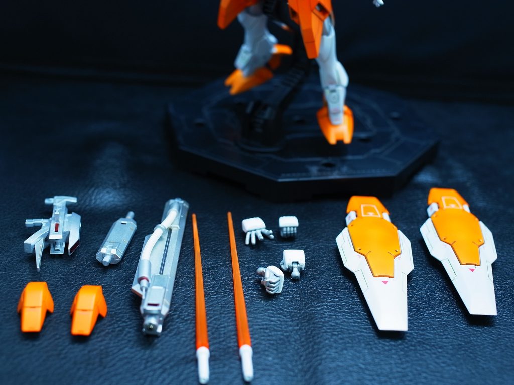 装備品はこんな感じ。ハンドピースは持ち手、握り手、平手を用意しました。