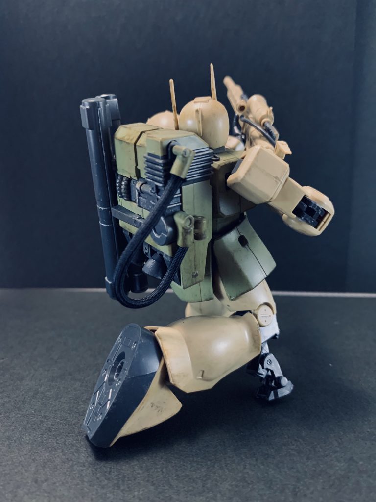 バックショット
膝立ちができるのは良いですね
スナイパー部隊を作ろうともう1キット買ってますが、多分作らないでしょう^_^