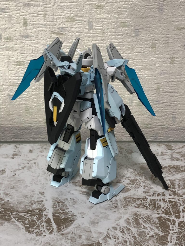 背面制作期間は3日間です。多分自分が作った全塗装作品の中で1番早く完成した作品だと思います