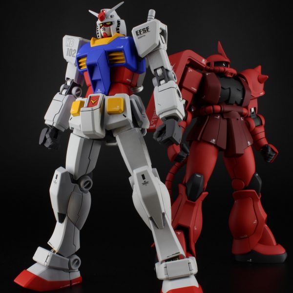 HG ガンダム＆シャア専用ザクⅡ (REVIVE)