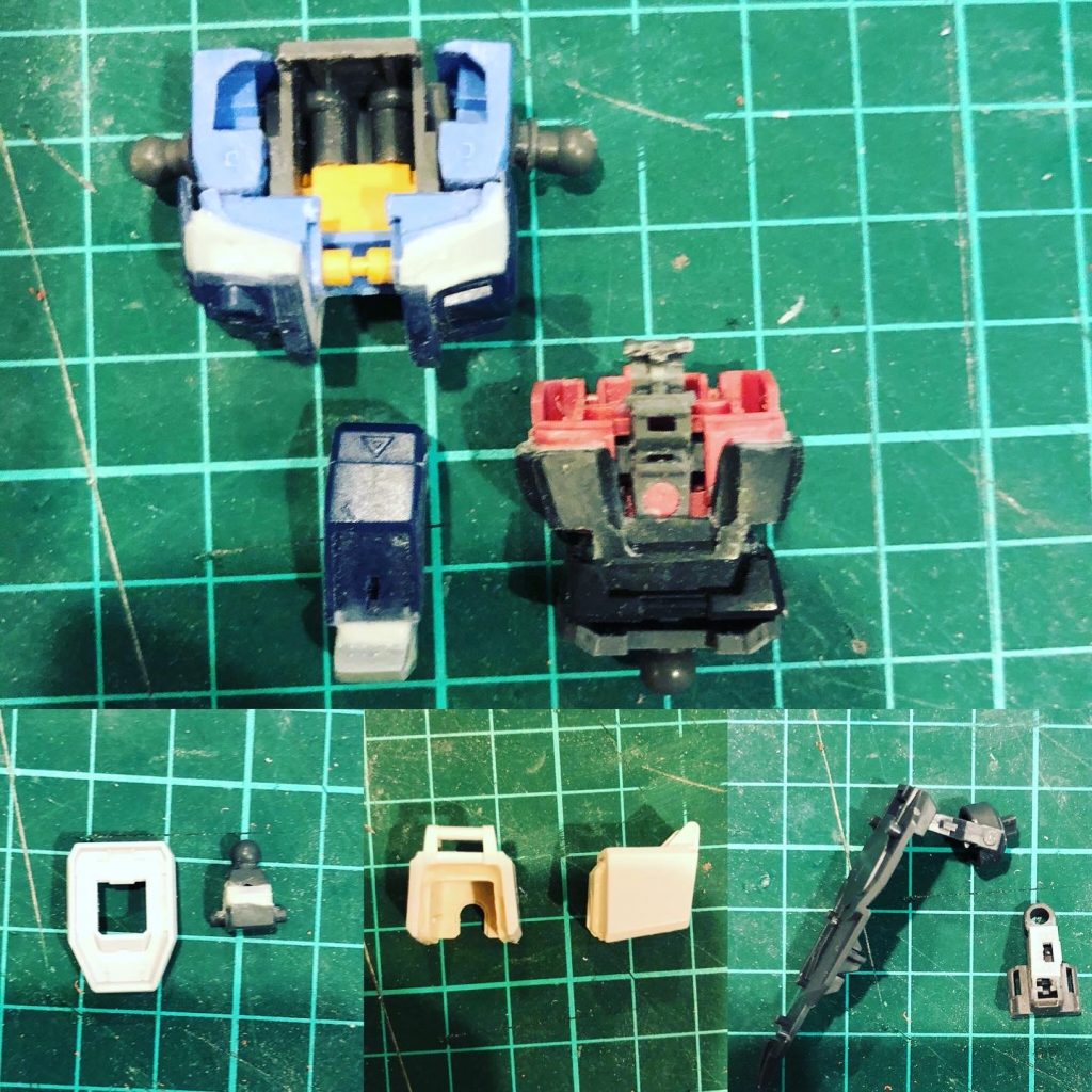 陸ガンパーツは乗せやすく、あまりいじることがありませんでした