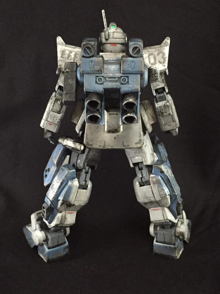 後ろ。バックパックはパワードジムだったような…?(去年作った物なのでうろ覚えです)