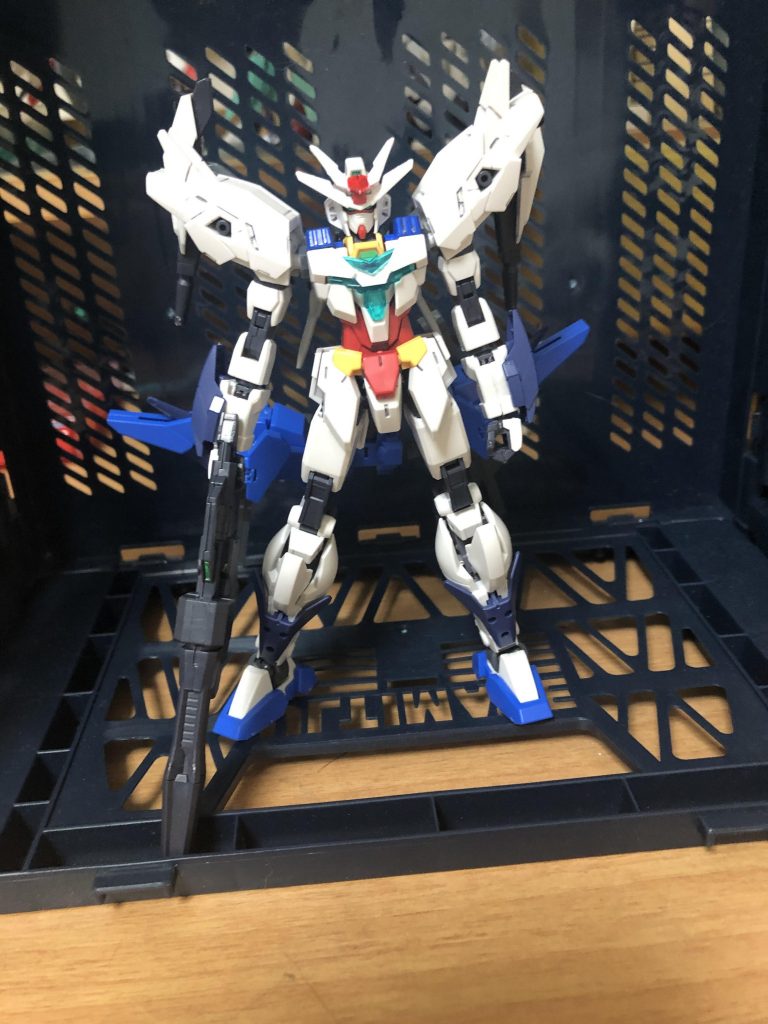 コアドッキングシステム
この状態での名前はオールスカイガンダム
意味としてはGBNの空をいつまでも飛んでいて欲しいと願って付けました
