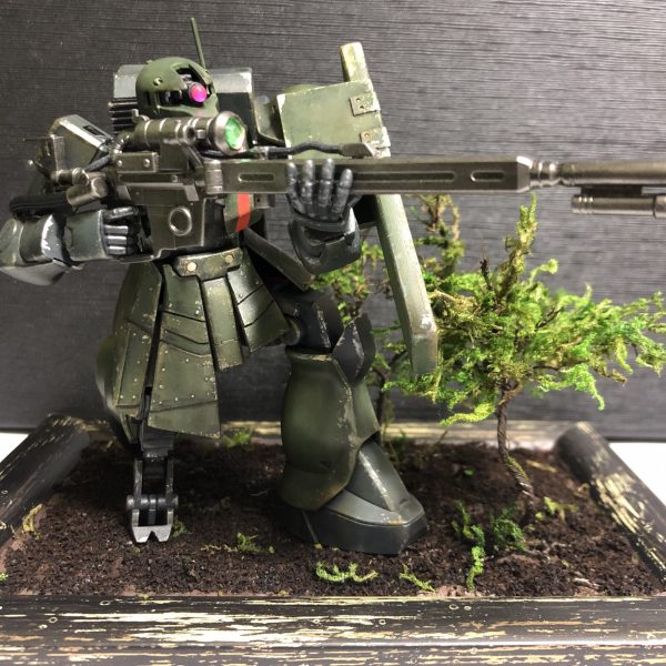 ザクⅠ・スナイパータイプ　現地改修・森林戦仕様