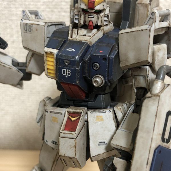 陸戦型ガンダム  素組簡単フィニッシュ　ウェザリング仕上げ