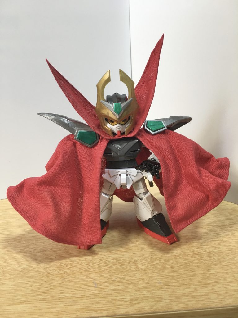 「天紬の外套」着用。外套は百均の布を使用。マントのの縁に針金を仕込んであります。