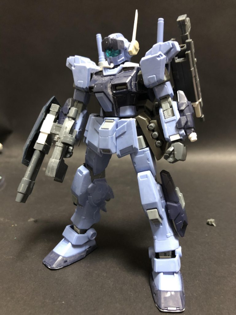 ペイルライダー以外の何者でもないです。
ビームキャノンはBD3の物を装備出来るように改修。
他、主な工作箇所は頭部です。