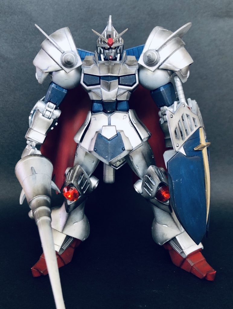 前から
角とフェイス部分はG30から。
膝のクリスタルがチャームポイント
爪先を少しだけ尖らせました