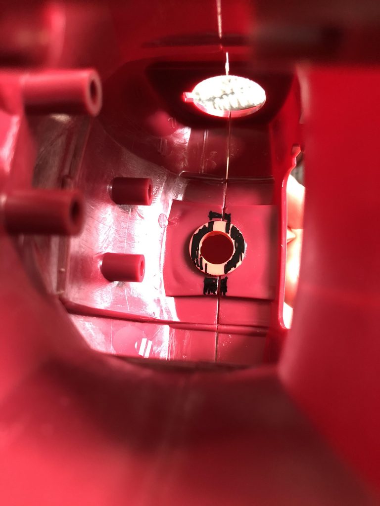 頭部後ハメ加工ヨシ！