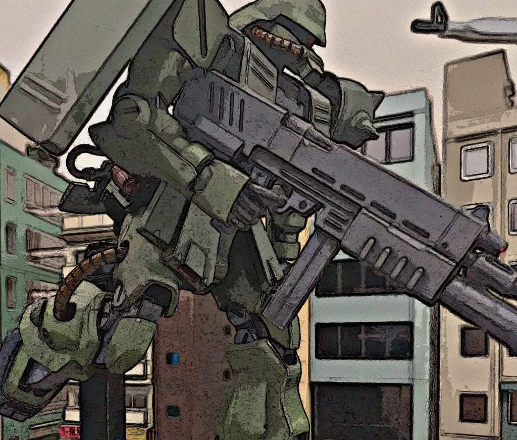 ジオラマに置いてみました