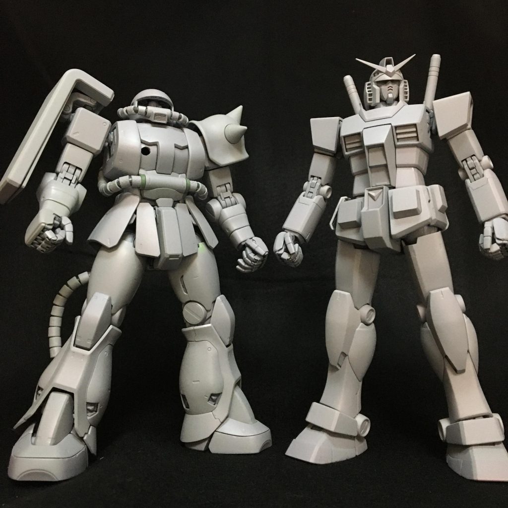 サフを吹いた状態
    +