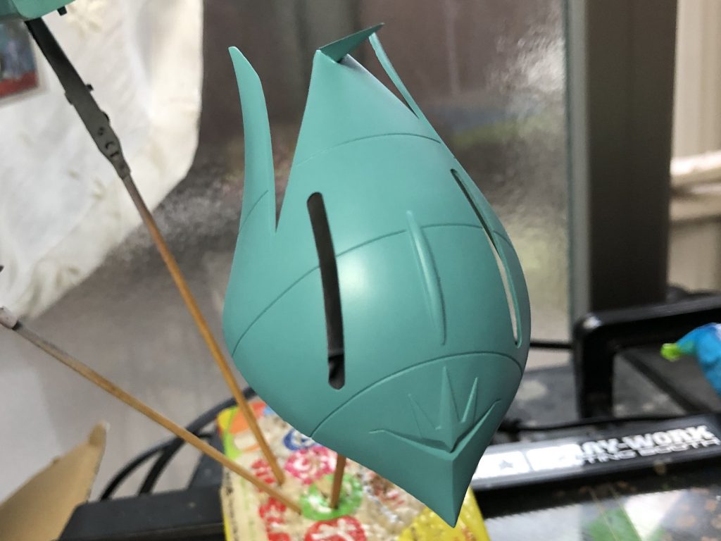 ボディを塗ったところ。
優勝を確信しました。