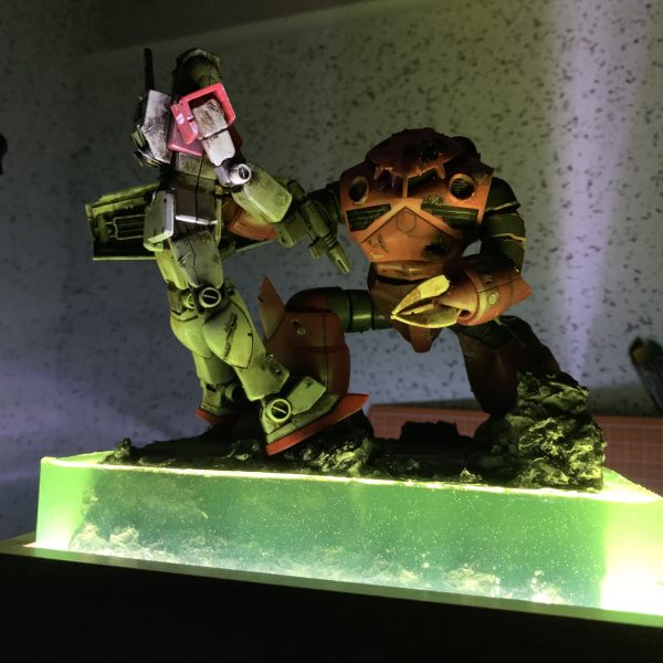 ジャブロー 名場面を作ってみました