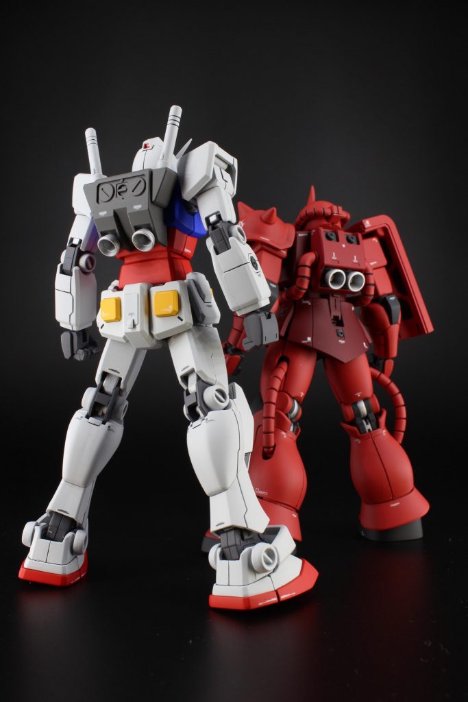 HG ガンダム＆シャア専用ザクⅡ (REVIVE)–4枚目/制作者：mandomまんだむ