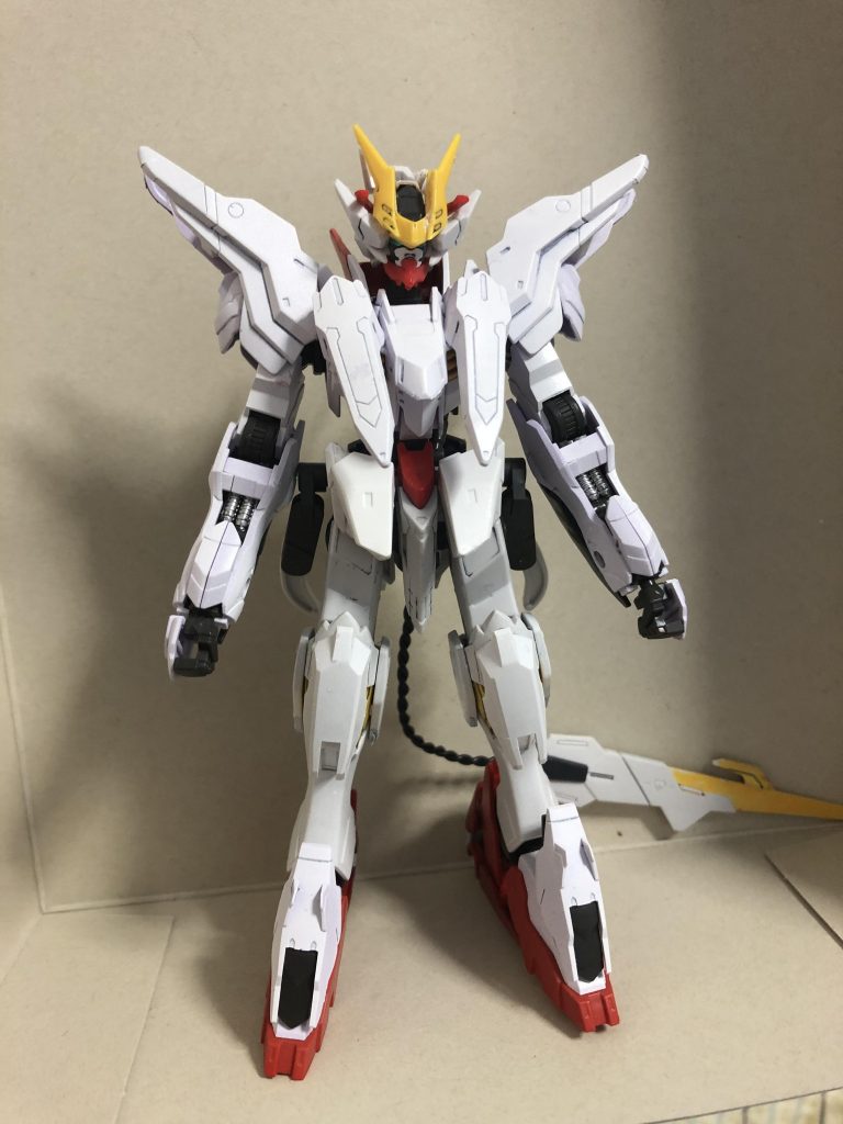 白く塗装して完成です。