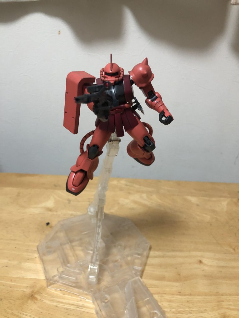 HGシャアザク–2枚目/制作者：アンジェロのプラモデル工房