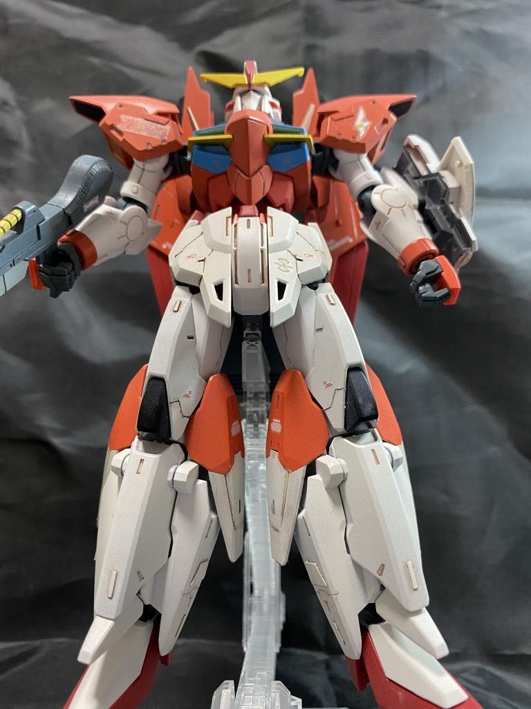 煽り。色を変えるだけでテルティウムの足の太さがあまり気にならなくなった。