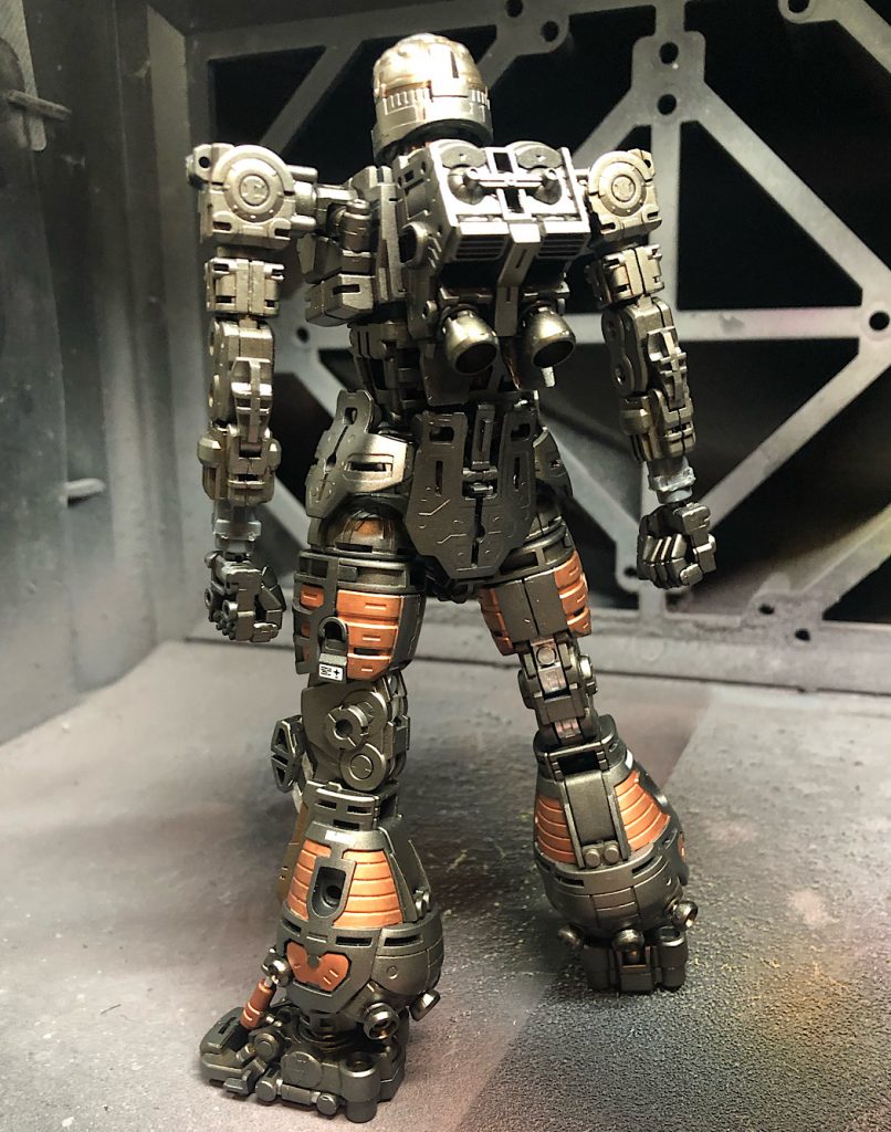 スターブライトアイアンにガンメタルを足したものにウェザリングカラーのオイルステインで軽くウォッシング 