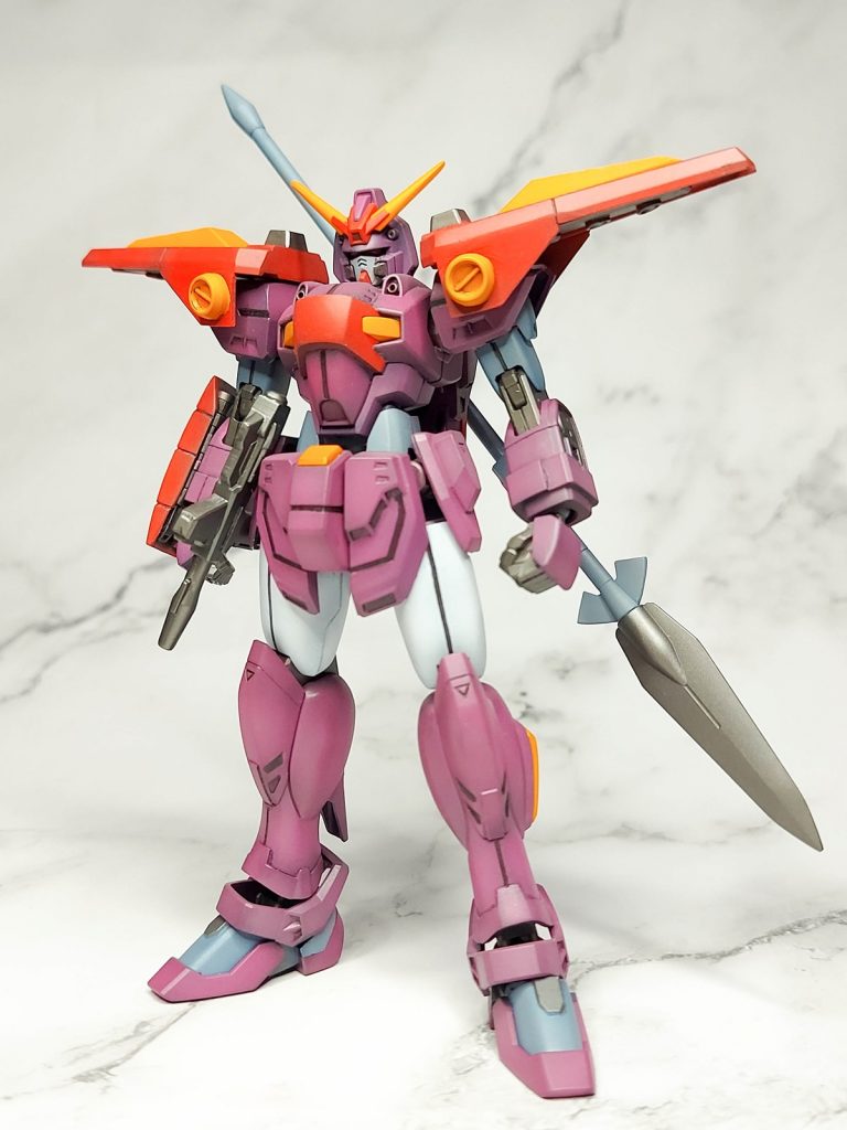 嵐ライジングガンダム–2枚目/制作者：Moki Plamo